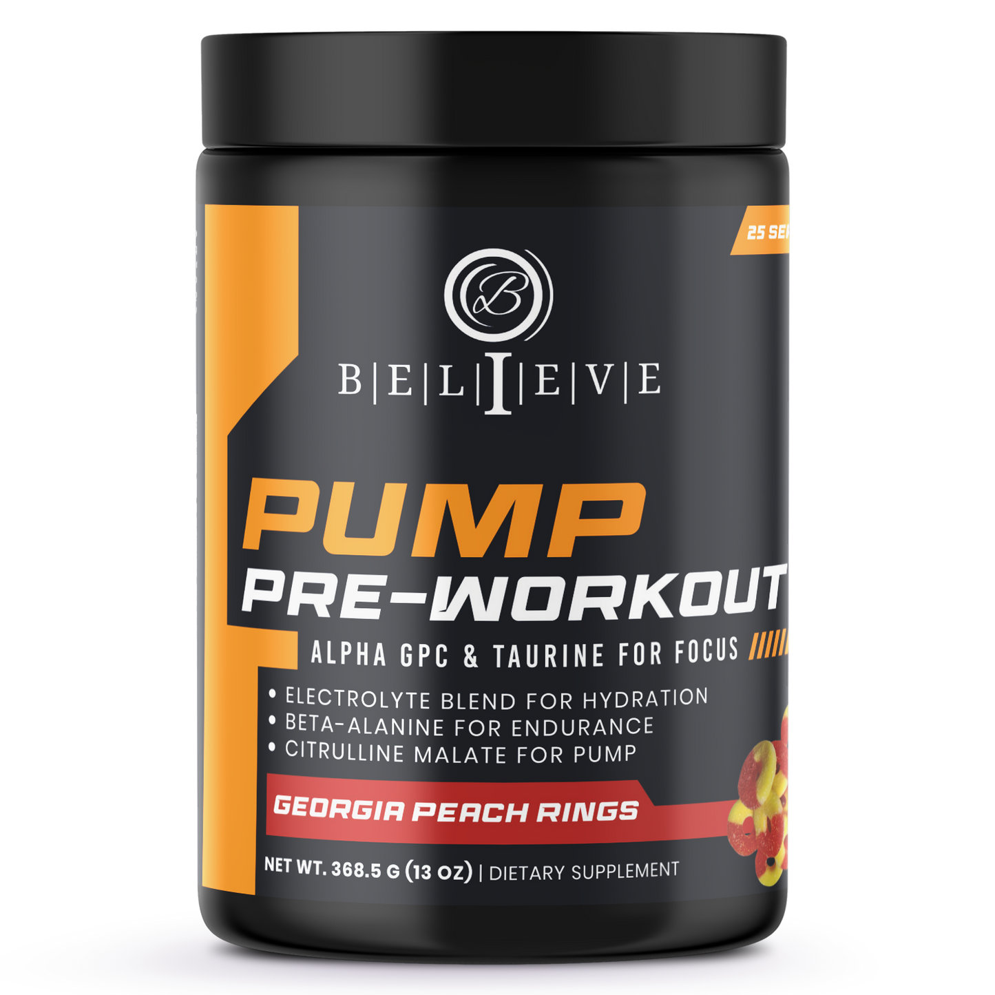 PUMP Pre-Workout (Georgia peach rings)